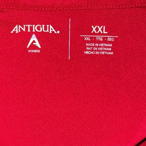 ANTIGUA Women's Kansas City Chiefs Red Tribute Polo XXL - Picture 6 of 14